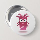 Badge Rond 7,6 Cm Jibboo-Bouton (Devant & derrière)