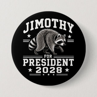 Badge Rond 7,6 Cm Jimothy président 2028