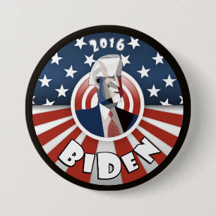 Badge Rond 7,6 Cm Joe Biden 2016