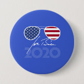 Badge Rond 7,6 Cm Joe Biden Aviators 2020 (Devant)