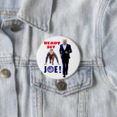 Badge Rond 7,6 Cm Joe Biden et Joe Kennedy (En situation)