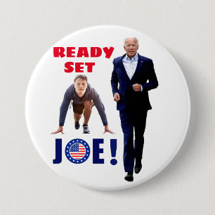 Badge Rond 7,6 Cm Joe Biden et Joe Kennedy
