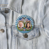 Badge Rond 7,6 Cm Joe Biden Kamala Harris 2020 Collectible Jugate (En situation)