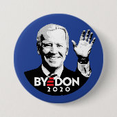 BADGE ROND 7,6 CM JOE BYE DON (Devant)