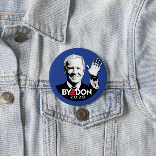 BADGE ROND 7,6 CM JOE BYE DON (En situation)