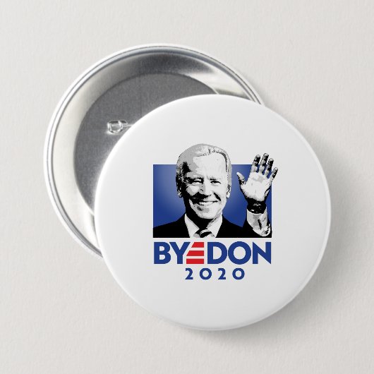 BADGE ROND 7,6 CM JOE BYE DON 2020 (Devant & derrière)