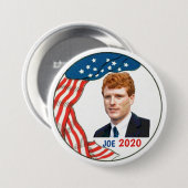 Badge Rond 7,6 Cm Joe Kennedy 2020 (Devant & derrière)