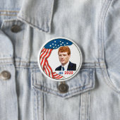 Badge Rond 7,6 Cm Joe Kennedy 2020 (En situation)