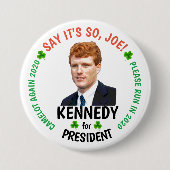 Badge Rond 7,6 Cm Joe Kennedy : Camelot 2020 (Devant)
