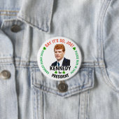 Badge Rond 7,6 Cm Joe Kennedy : Camelot 2020 (En situation)