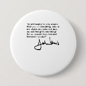 Badge Rond 7,6 Cm John Lewis Trouble black TShirt (Devant)