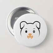 Badge Rond 7,6 Cm Joli rose (Devant & derrière)