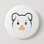 Badge Rond 7,6 Cm Joli rose (Devant)