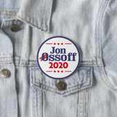 Badge Rond 7,6 Cm Jon Ossoff 2020 (En situation)
