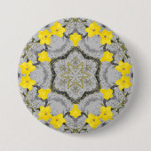 Badge Rond 7,6 Cm Jonquil Harmony Wheel (Devant)