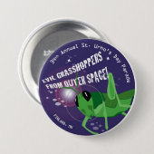 Badge Rond 7,6 Cm Jour 2009 de St Urho (Devant & derrière)