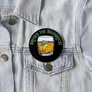 Badge Rond 7,6 Cm Jour de la Shamrock Sheelah