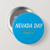 Badge Rond 7,6 Cm Jour de Nevada - Boutons (Devant & derrière)