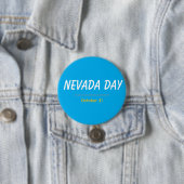 Badge Rond 7,6 Cm Jour de Nevada - Boutons (En situation)