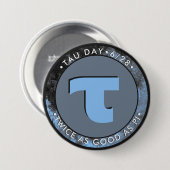 Badge Rond 7,6 Cm Jour du Tau (Devant & derrière)