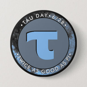 Badge Rond 7,6 Cm Jour du Tau