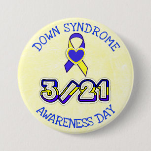 Badge Rond 7,6 Cm Journée de sensibilisation au syndrome de Down 3.2
