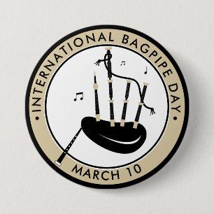 Badge Rond 7,6 Cm Journée internationale de l'enlèvement