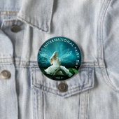 Badge Rond 7,6 Cm Journée internationale des fées (En situation)