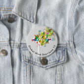 Badge Rond 7,6 Cm Journée mondiale de l'énergie (En situation)