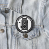 Badge Rond 7,6 Cm Journée nationale de la caméra (En situation)