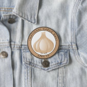 Badge Rond 7,6 Cm Journée nationale de l'ail (En situation)