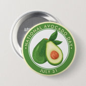 Badge Rond 7,6 Cm Journée nationale de l'avocat (Devant & derrière)