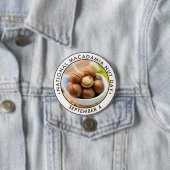 Badge Rond 7,6 Cm Journée nationale des noix de macadamia (En situation)