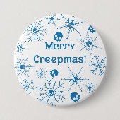 Badge Rond 7,6 Cm Joyeux Creepmas ! (Devant)