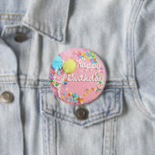 Badge Rond 7,6 Cm Joyeux gâteau d'anniversaire (En situation)