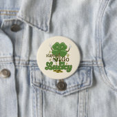 Badge Rond 7,6 Cm Joyeux Go Lucky St. Patrick's Day (En situation)