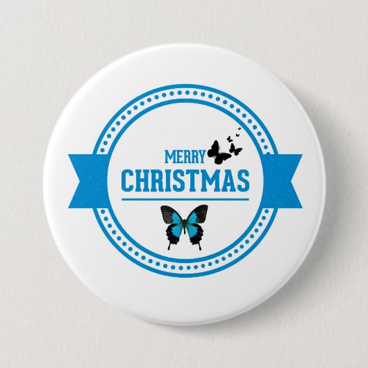 Badge Rond 7,6 Cm Joyeux Noël (Devant)