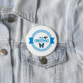 Badge Rond 7,6 Cm Joyeux Noël (En situation)