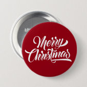 Badge Rond 7,6 Cm Joyeux Noël (Devant & derrière)