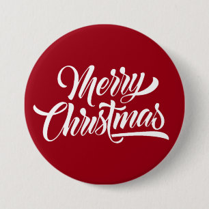 Badge Rond 7,6 Cm Joyeux Noël