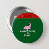 Badge Rond 7,6 Cm Joyeux Noël de Floride (Devant & derrière)