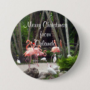 Badge Rond 7,6 Cm Joyeux Noël d'Orlando