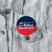 Badge Rond 7,6 Cm Juste temps de Biden (En situation)