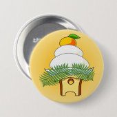 Badge Rond 7,6 Cm Kagami mochi (Devant & derrière)