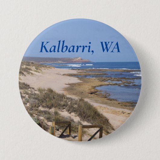 Badge Rond 7,6 Cm Kalbarri (Devant)