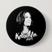 Badge Rond 7,6 Cm Kamala 2024 (Devant)
