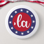 Badge Rond 7,6 Cm Kamala Dit Son Nom<br><div class="desc">Portez votre soutien avec un sourire et un peu d'esprit avec notre bouton ", la". Prononcé "Kamala", ce bouton est un clin d'oeil intelligent pour ceux qui luttent pour prononcer son nom correctement. Le design simple mais impactable ", la" est une façon subtile mais puissante d'express de votre soutien à...</div>