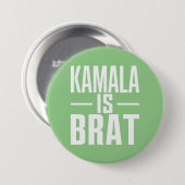 Badge Rond 7,6 Cm Kamala est une peste (Devant & derrière)