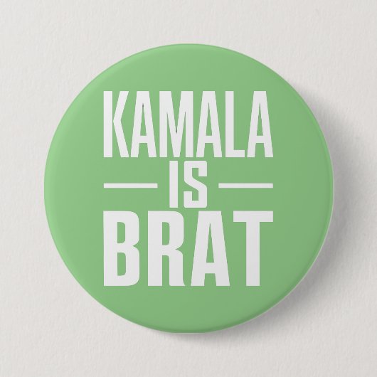 Badge Rond 7,6 Cm Kamala est une peste (Devant)