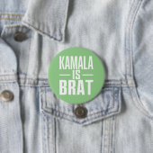 Badge Rond 7,6 Cm Kamala est une peste (En situation)
